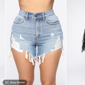 Cut off Denim shorts